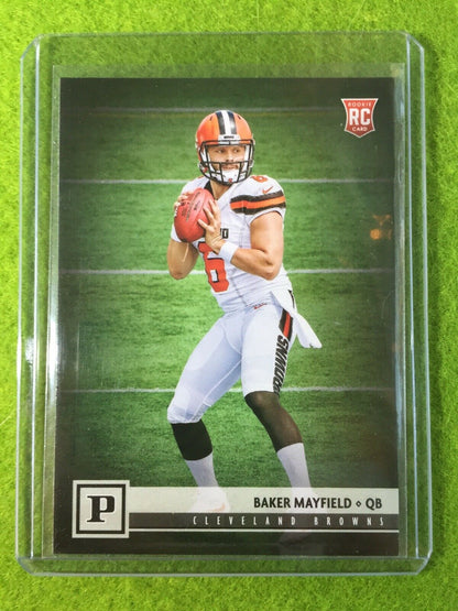 BAKER MAYFIELD ROOKIE CARD CLEVELAND BROWNS *RC* 2018 Panini Baker Mayfield #308