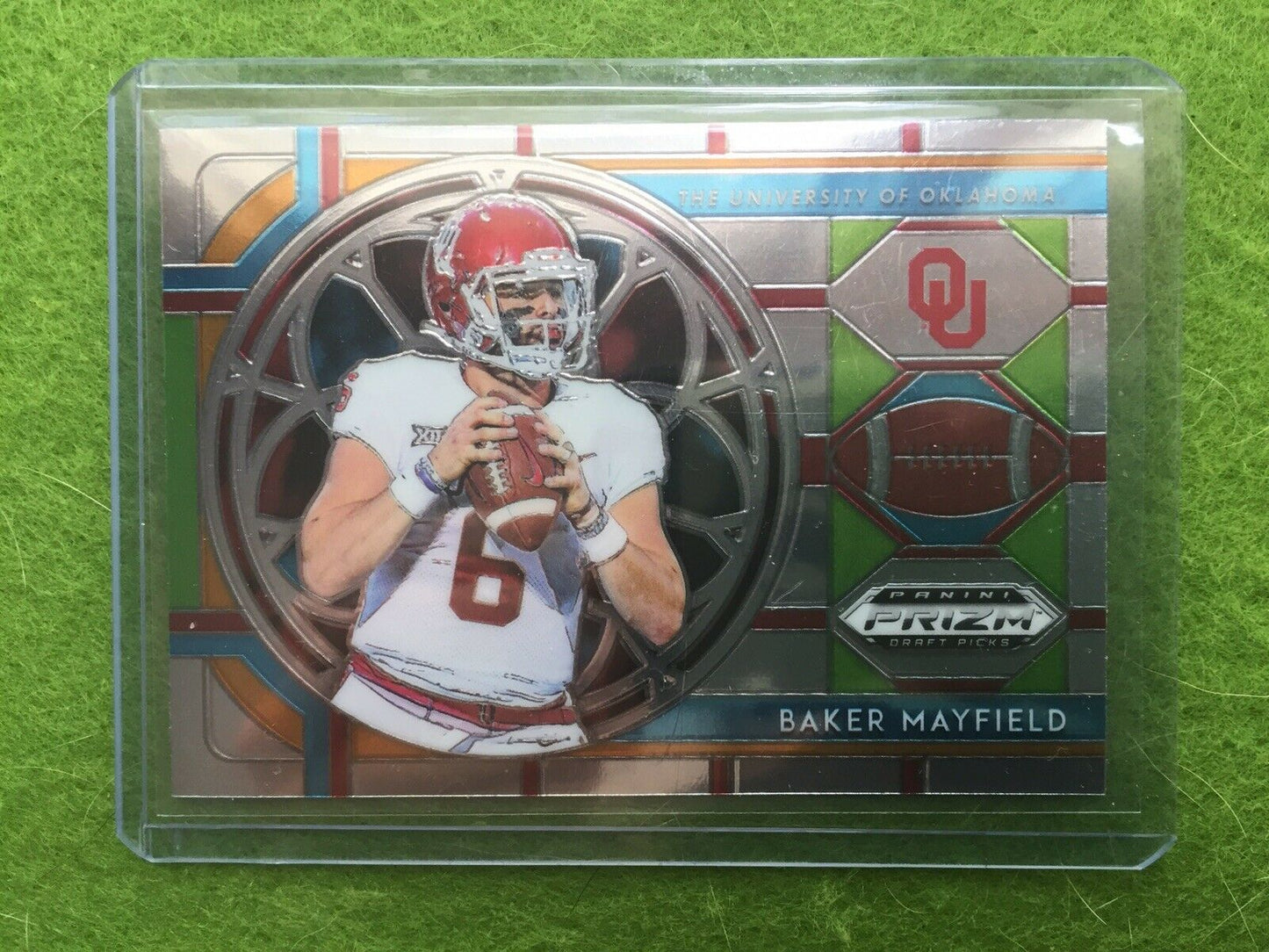 BAKER MAYFIELD PRIZM JERSEY #6 OKLAHOMA OU CLEVELAND BROWNS 2019 Draft Picks #22