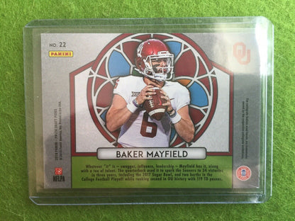 BAKER MAYFIELD PRIZM JERSEY #6 OKLAHOMA OU CLEVELAND BROWNS 2019 Draft Picks #22