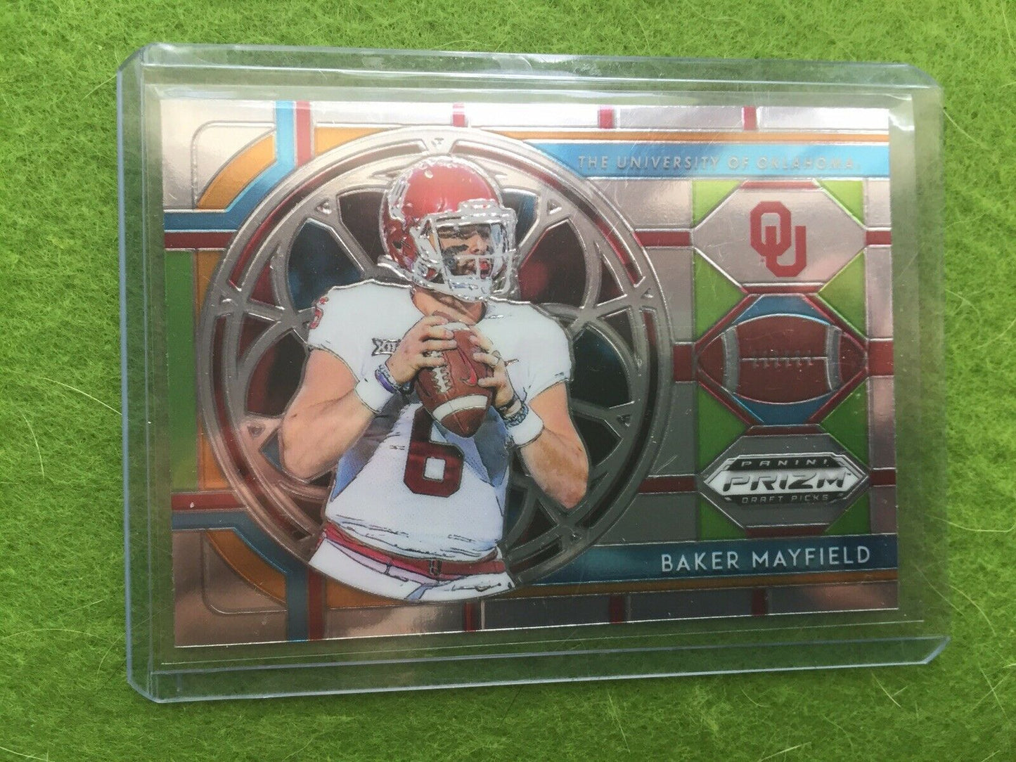 BAKER MAYFIELD PRIZM JERSEY #6 OKLAHOMA OU CLEVELAND BROWNS 2019 Draft Picks #22