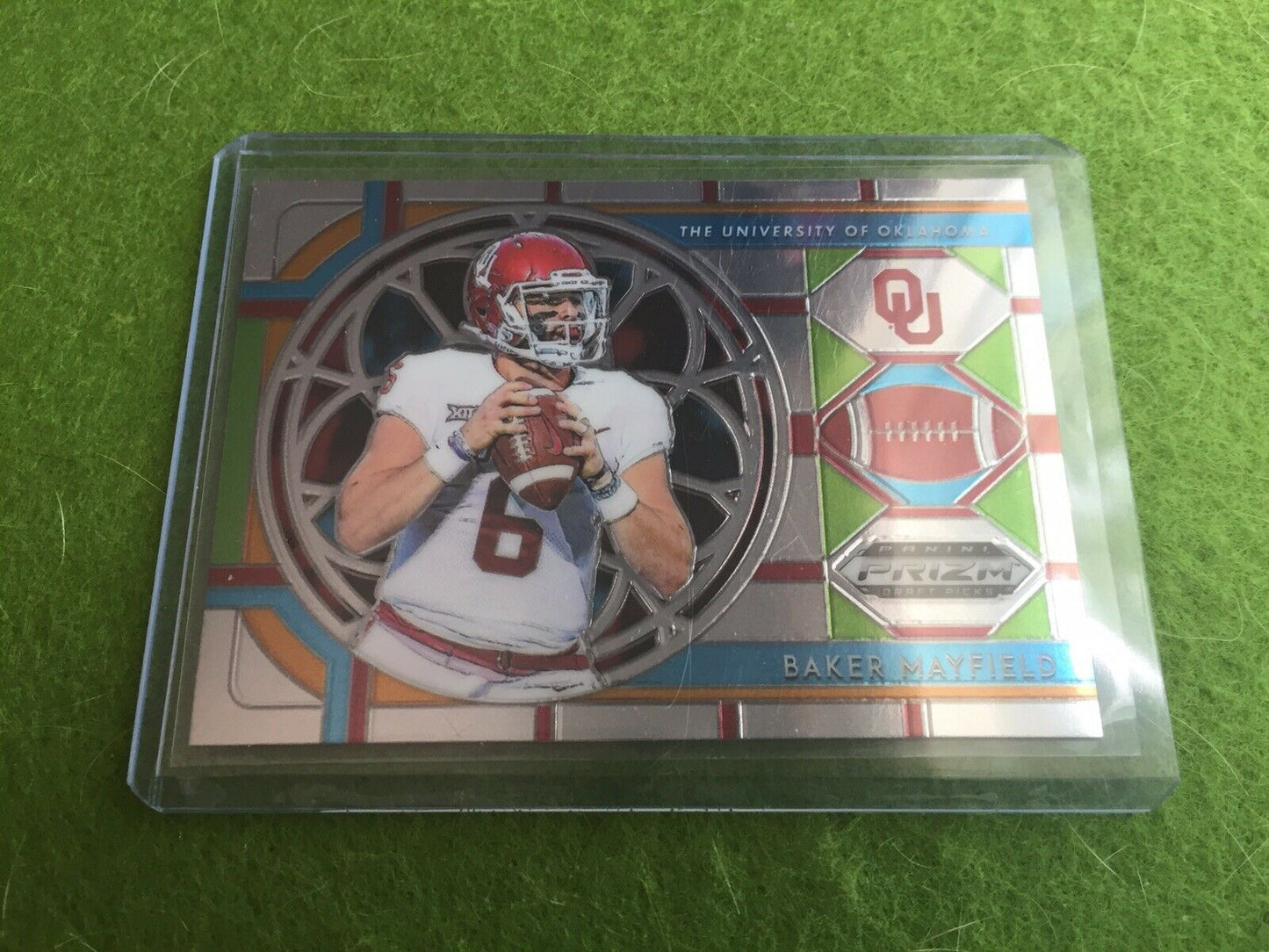 BAKER MAYFIELD PRIZM JERSEY #6 OKLAHOMA OU CLEVELAND BROWNS 2019 Draft Picks #22