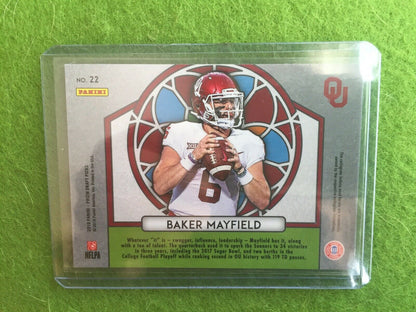 BAKER MAYFIELD PRIZM JERSEY #6 OKLAHOMA OU CLEVELAND BROWNS 2019 Draft Picks #22