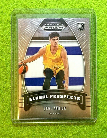 DENI AVDIJA PRIZM ROOKIE CARD ISRAEL RC WIZARDS SP 2020 Panini GLOBAL PROSPECTS