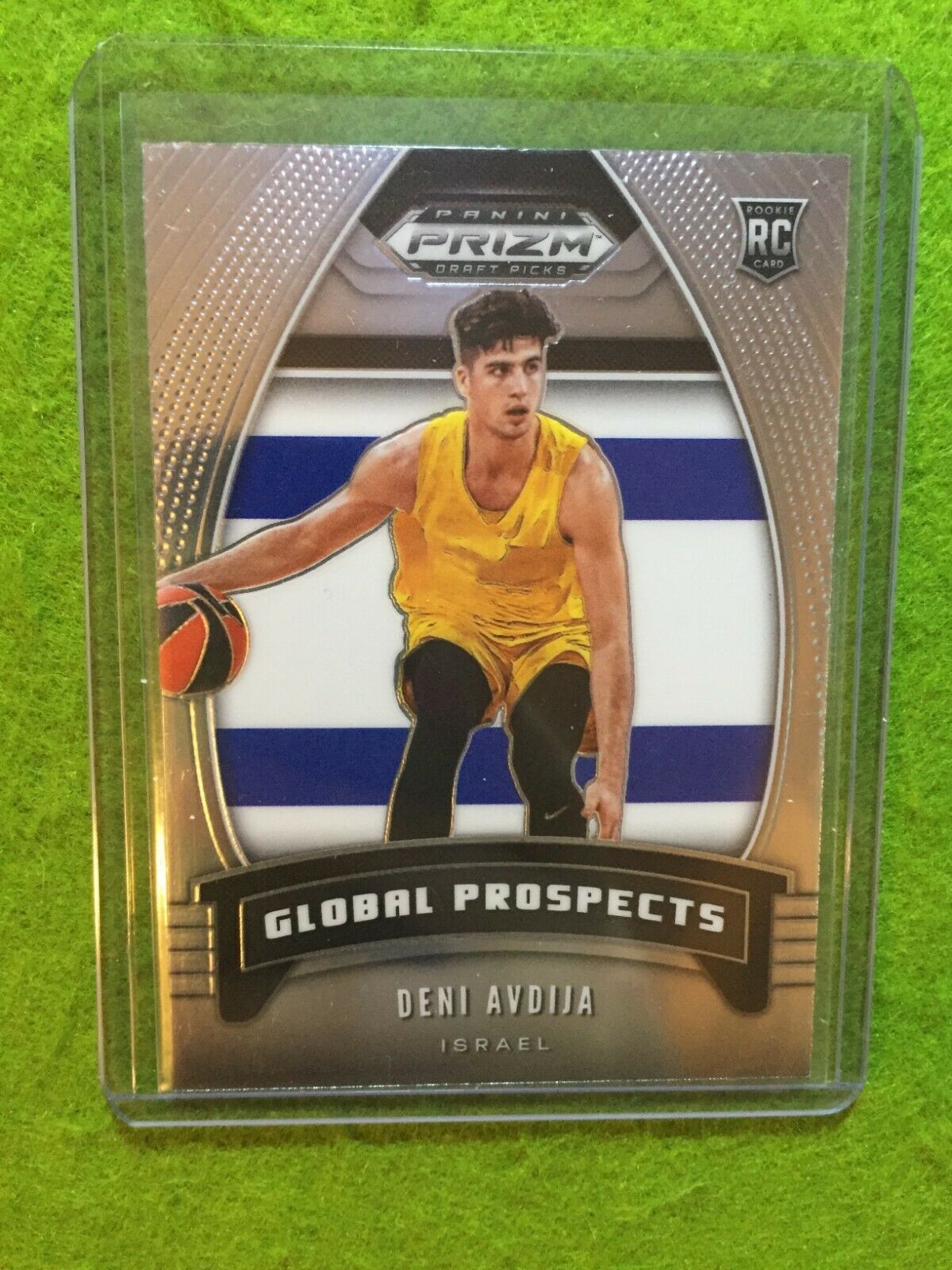 DENI AVDIJA PRIZM ROOKIE CARD ISRAEL RC WIZARDS SP 2020 Panini GLOBAL PROSPECTS