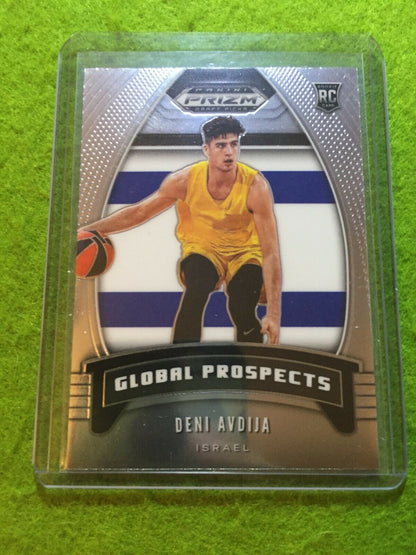 DENI AVDIJA PRIZM ROOKIE CARD ISRAEL RC WIZARDS SP 2020 Panini GLOBAL PROSPECTS