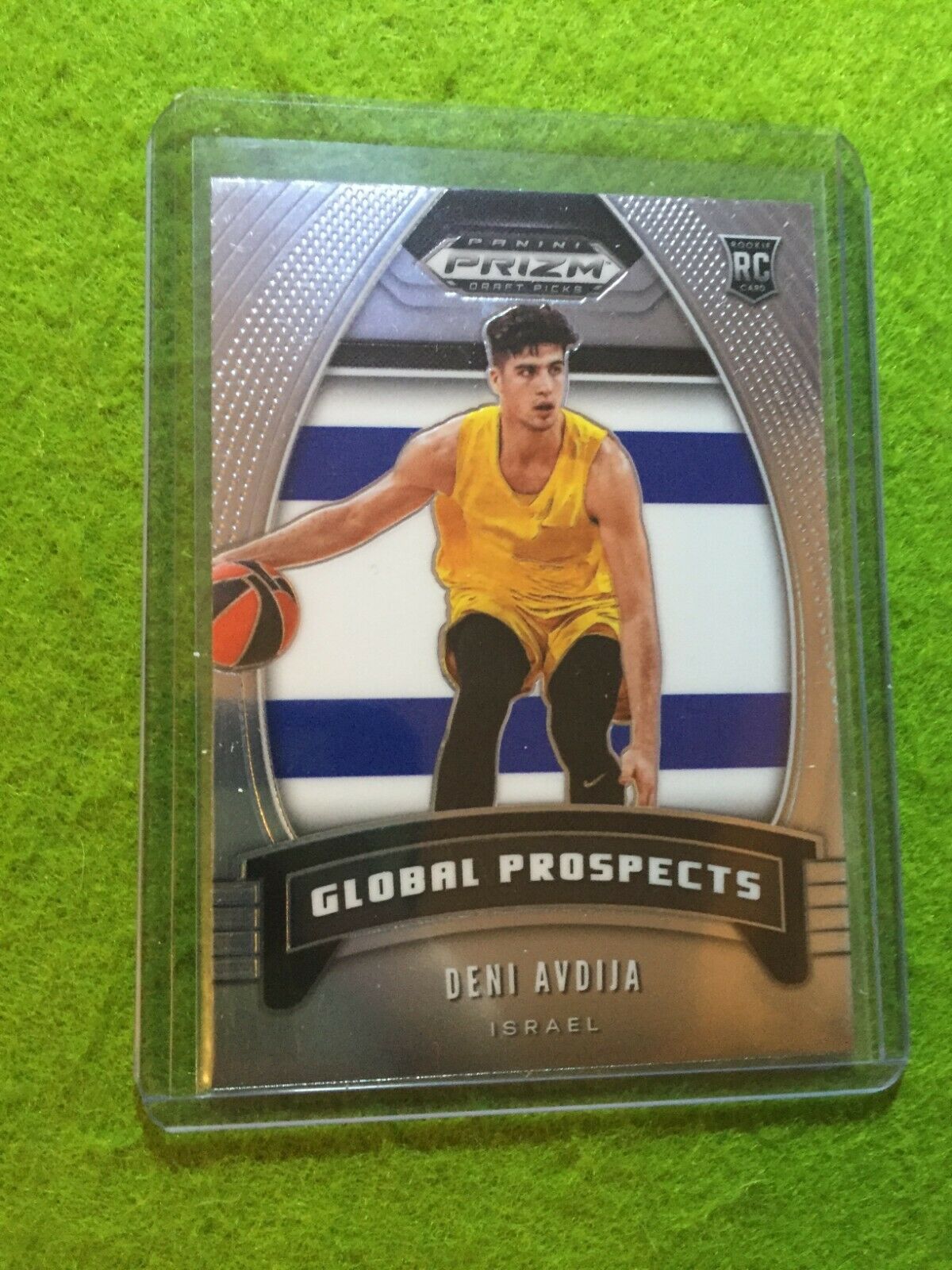 DENI AVDIJA PRIZM ROOKIE CARD ISRAEL RC WIZARDS SP 2020 Panini GLOBAL PROSPECTS