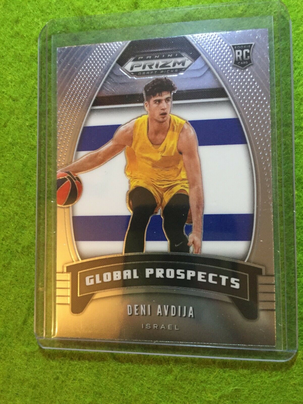 DENI AVDIJA PRIZM ROOKIE CARD ISRAEL RC WIZARDS SP 2020 Panini GLOBAL PROSPECTS