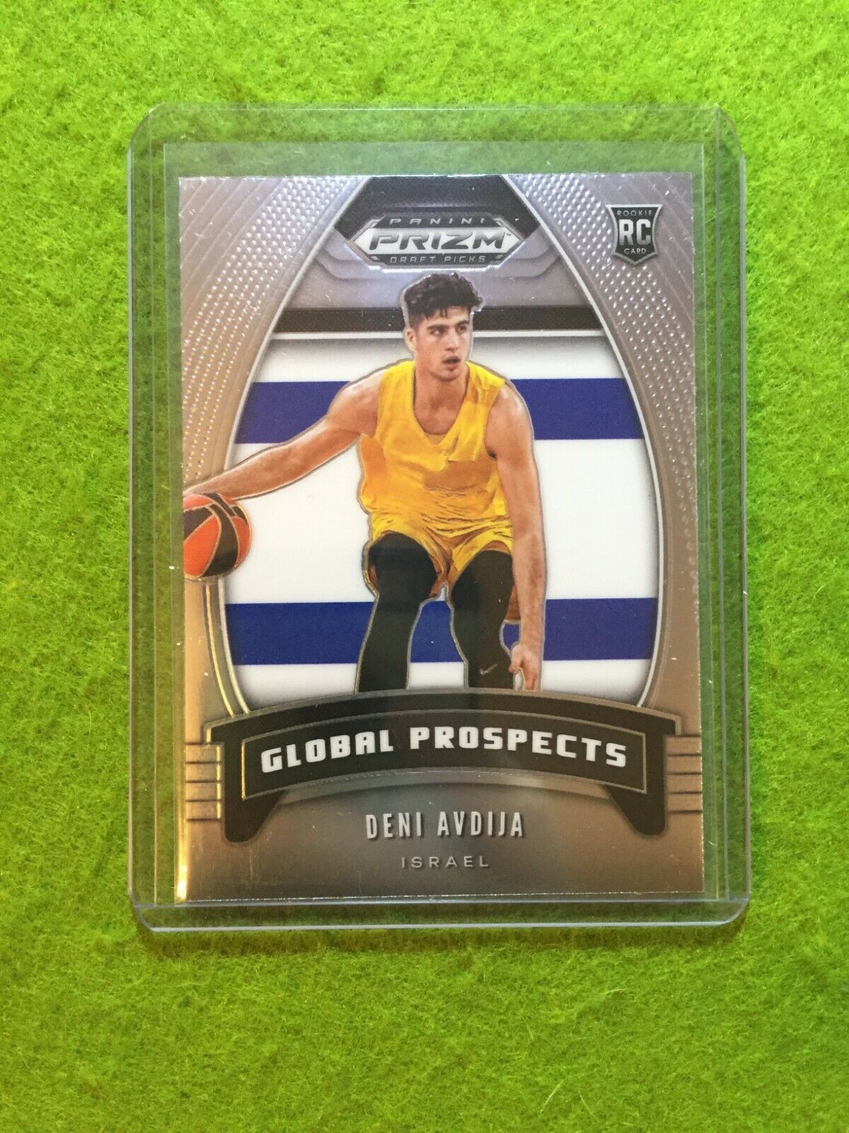 DENI AVDIJA PRIZM ROOKIE CARD ISRAEL RC WIZARDS SP 2020 Panini GLOBAL PROSPECTS