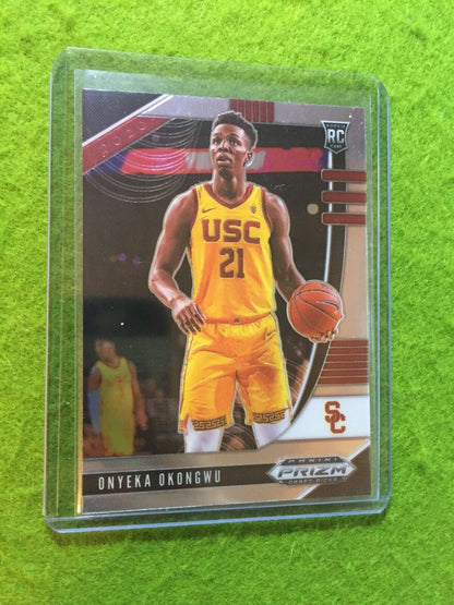 ONYEKA OKONGWU PRIZM ROOKIE CARD JERSEY #21 USC RC HAWKS 2020 Panini Prizm Draft