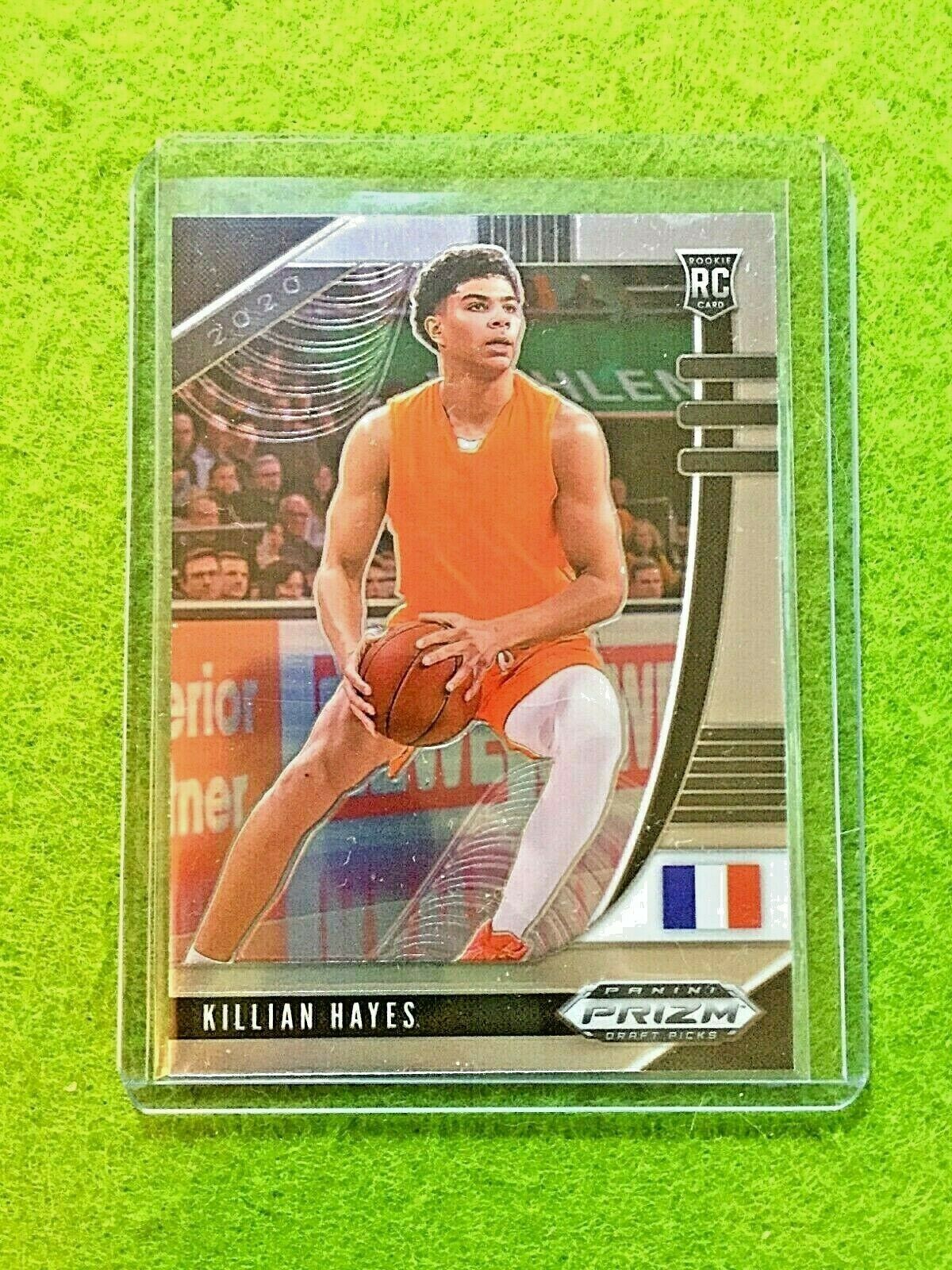 KILLIAN HAYES PRIZM ROOKIE CARD JERSEY #3 FRANCE RC DETROIT PISTONS - 2020 Prizm