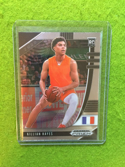 KILLIAN HAYES PRIZM ROOKIE CARD JERSEY #3 FRANCE RC DETROIT PISTONS - 2020 Prizm