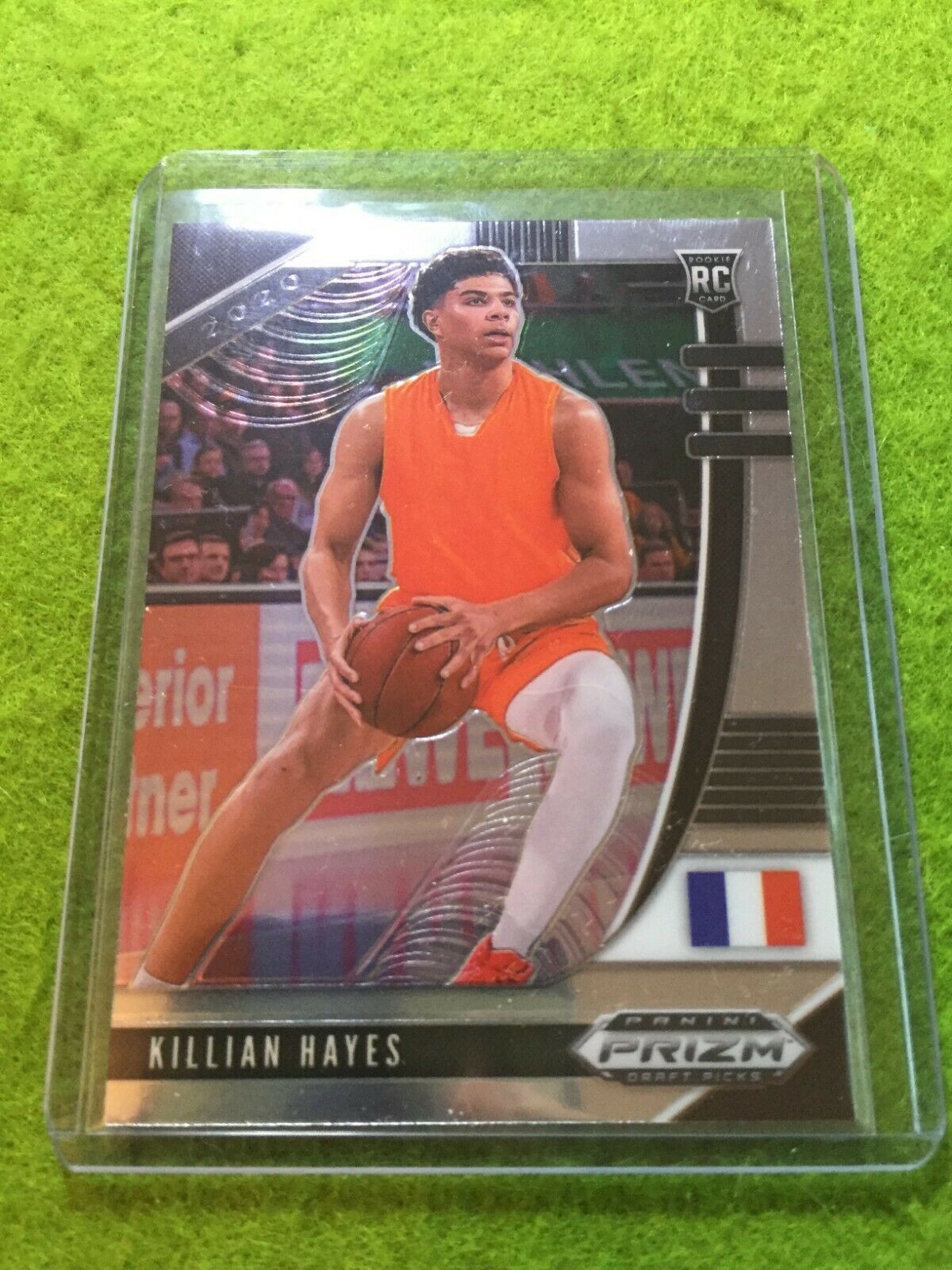 KILLIAN HAYES PRIZM ROOKIE CARD JERSEY #3 FRANCE RC DETROIT PISTONS - 2020 Prizm