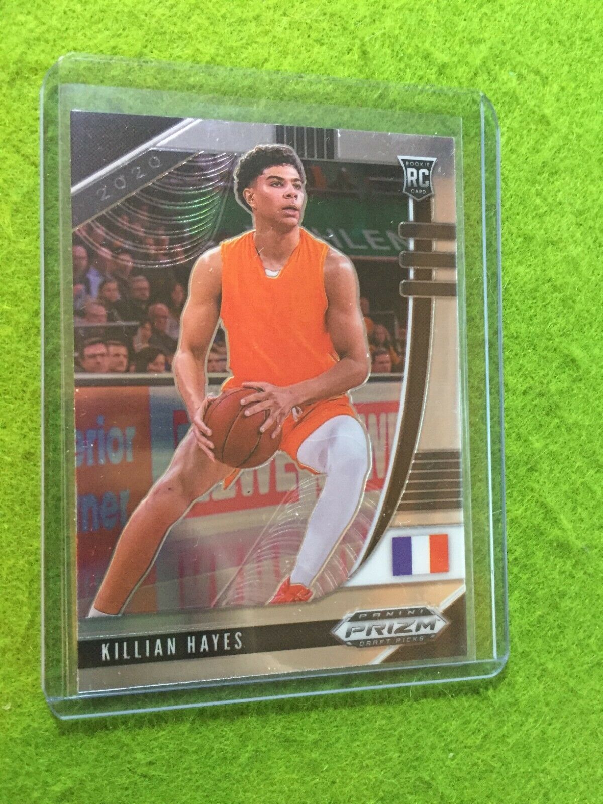 KILLIAN HAYES PRIZM ROOKIE CARD JERSEY #3 FRANCE RC DETROIT PISTONS - 2020 Prizm