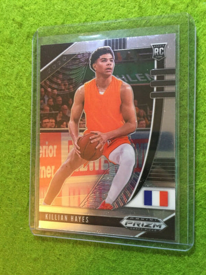 KILLIAN HAYES PRIZM ROOKIE CARD JERSEY #3 FRANCE RC DETROIT PISTONS - 2020 Prizm