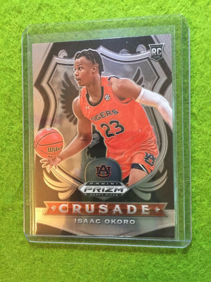 ISAAC OKORO PRIZM CRUSADE ROOKIE CARD JERSEY #23 AUBURN RC CAVALIERS 2020 Prizm