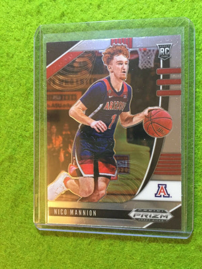 NICO MANNION PRIZM ROOKIE CARD JERSEY #1 ARIZONA RC WARRIORS - 2020 Panini Prizm