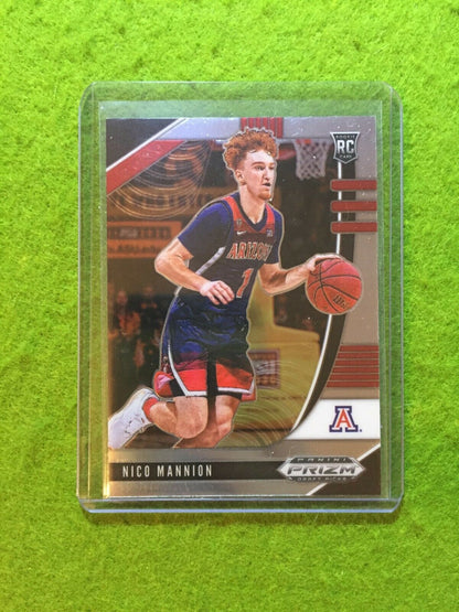 NICO MANNION PRIZM ROOKIE CARD JERSEY #1 ARIZONA RC WARRIORS - 2020 Panini Prizm