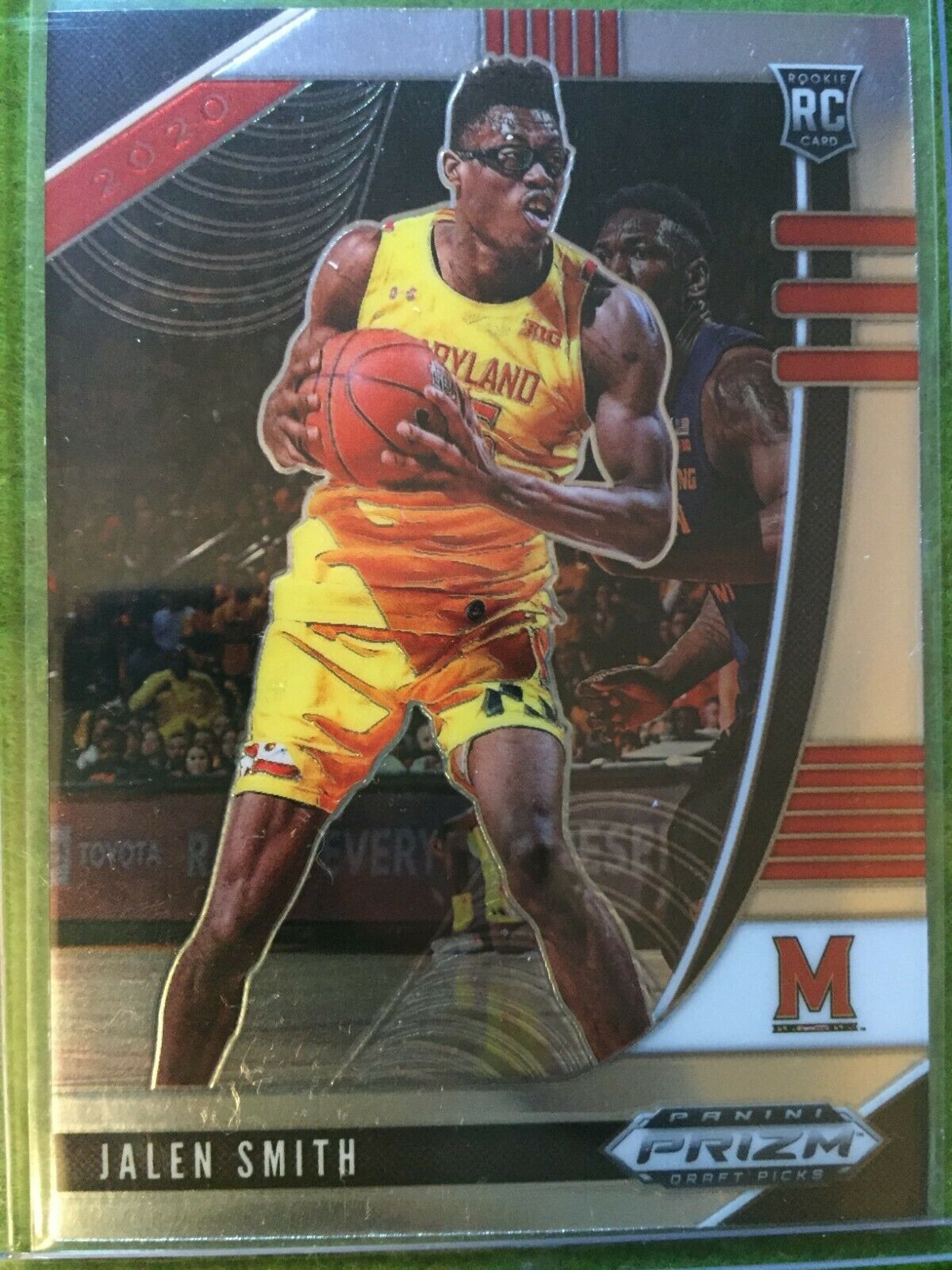 JALEN SMITH PRIZM ROOKIE CARD JERSEY #25 MARYLAND RC 2020 Panini DP PHOENIX SUNS