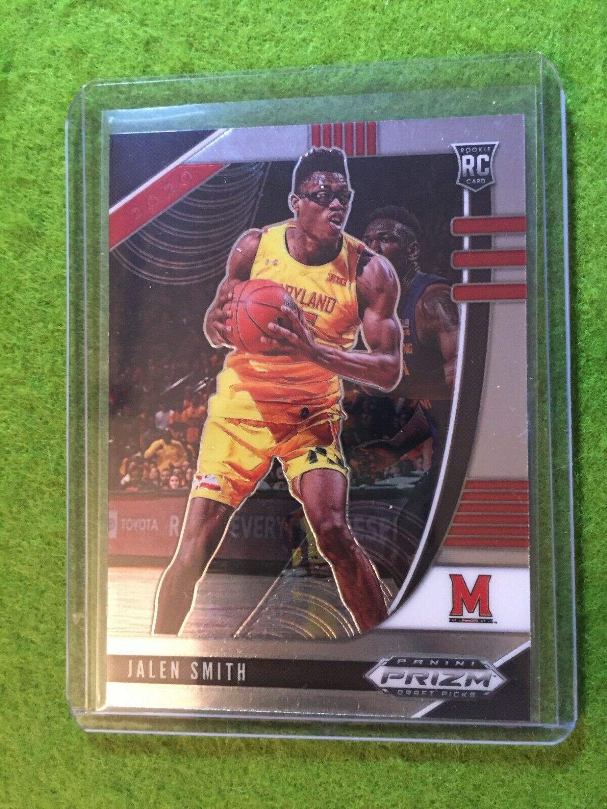 JALEN SMITH PRIZM ROOKIE CARD JERSEY #25 MARYLAND RC 2020 Panini DP PHOENIX SUNS