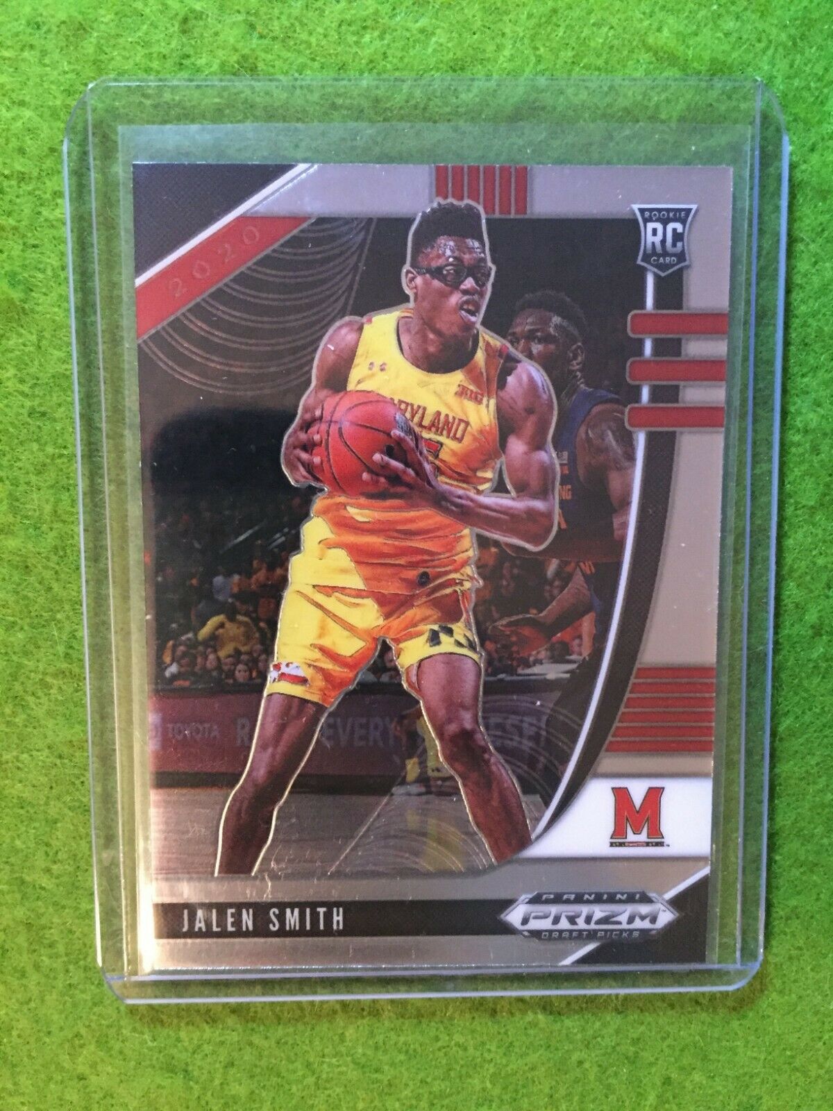 JALEN SMITH PRIZM ROOKIE CARD JERSEY #25 MARYLAND RC 2020 Panini DP PHOENIX SUNS