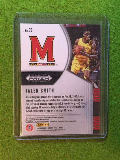 JALEN SMITH PRIZM ROOKIE CARD JERSEY #25 MARYLAND RC 2020 Panini DP PHOENIX SUNS