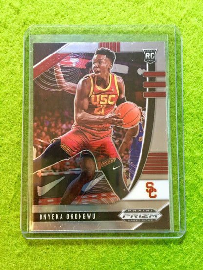 ONYEKA OKONGWU PRIZM ROOKIE CARD JERSEY #21 USC RC ATLANTA HAWKS - 2020 Prizm DP