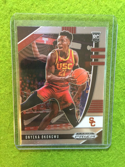 ONYEKA OKONGWU PRIZM ROOKIE CARD JERSEY #21 USC RC ATLANTA HAWKS - 2020 Prizm DP