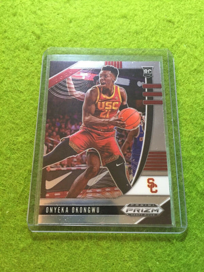 ONYEKA OKONGWU PRIZM ROOKIE CARD JERSEY #21 USC RC ATLANTA HAWKS - 2020 Prizm DP