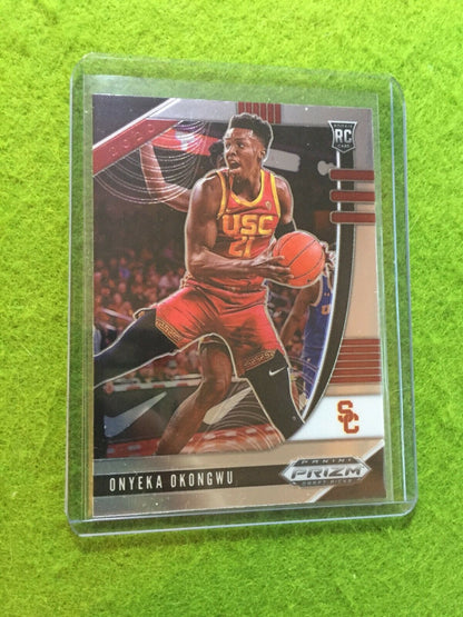 ONYEKA OKONGWU PRIZM ROOKIE CARD JERSEY #21 USC RC ATLANTA HAWKS - 2020 Prizm DP