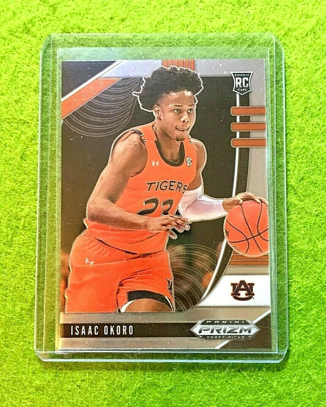 ISAAC OKORO PRIZM ROOKIE CARD JERSEY #23 AUBURN U RC CAVALIERS 2020 Panini Prizm