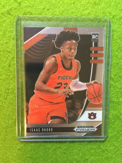 ISAAC OKORO PRIZM ROOKIE CARD JERSEY #23 AUBURN U RC CAVALIERS 2020 Panini Prizm