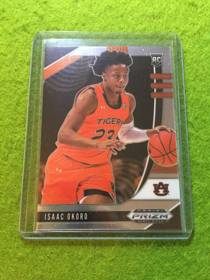 ISAAC OKORO PRIZM ROOKIE CARD JERSEY #23 AUBURN U RC CAVALIERS 2020 Panini Prizm