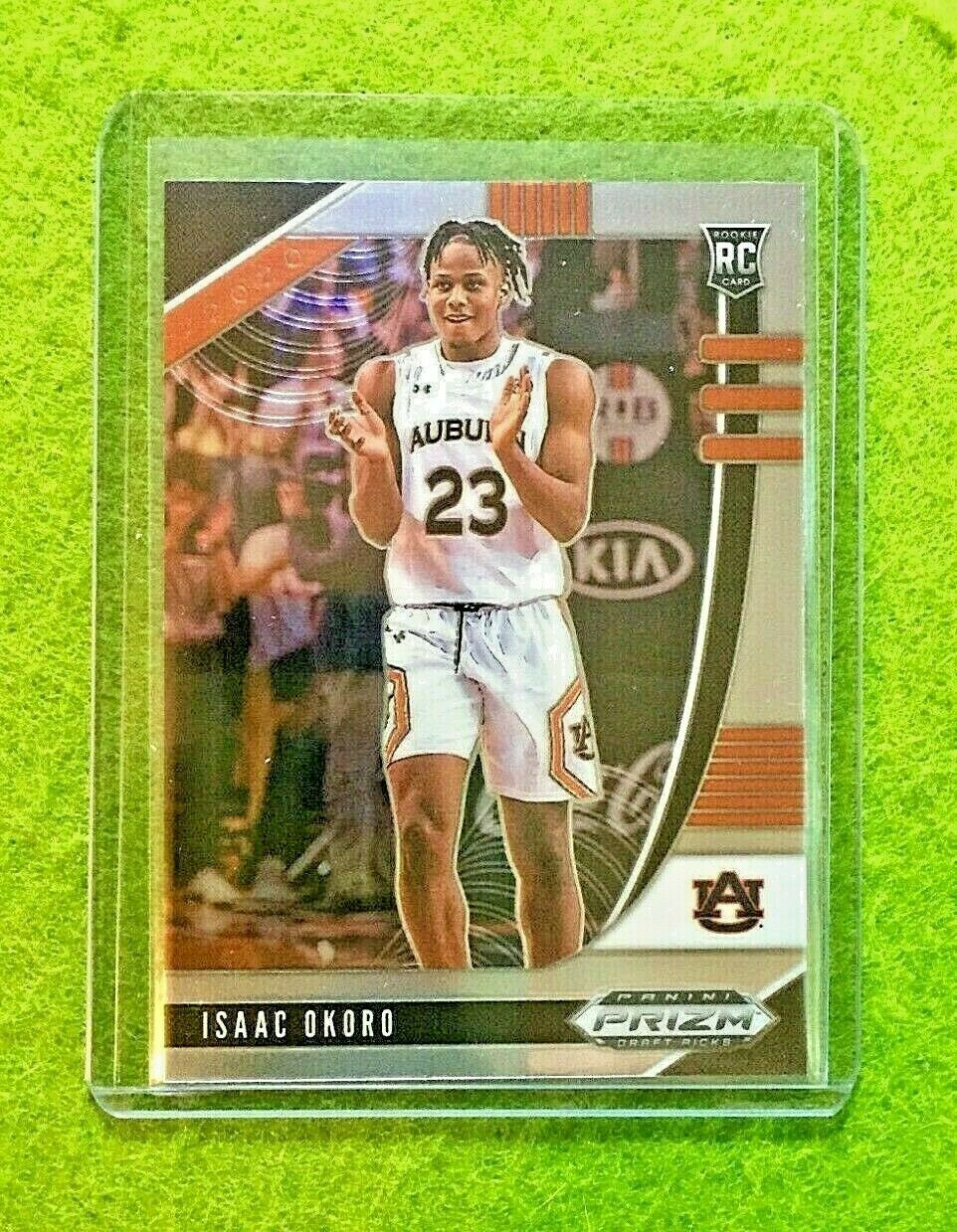 ISAAC OKORO PRIZM ROOKIE CARD JERSEY #23 AUBURN U RC CAVALIERS 2020 Panini Prizm