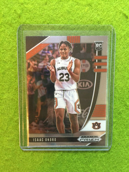 ISAAC OKORO PRIZM ROOKIE CARD JERSEY #23 AUBURN U RC CAVALIERS 2020 Panini Prizm