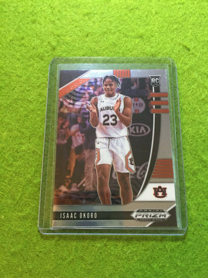 ISAAC OKORO PRIZM ROOKIE CARD JERSEY #23 AUBURN U RC CAVALIERS 2020 Panini Prizm