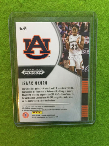 ISAAC OKORO PRIZM ROOKIE CARD JERSEY #23 AUBURN U RC CAVALIERS 2020 Panini Prizm