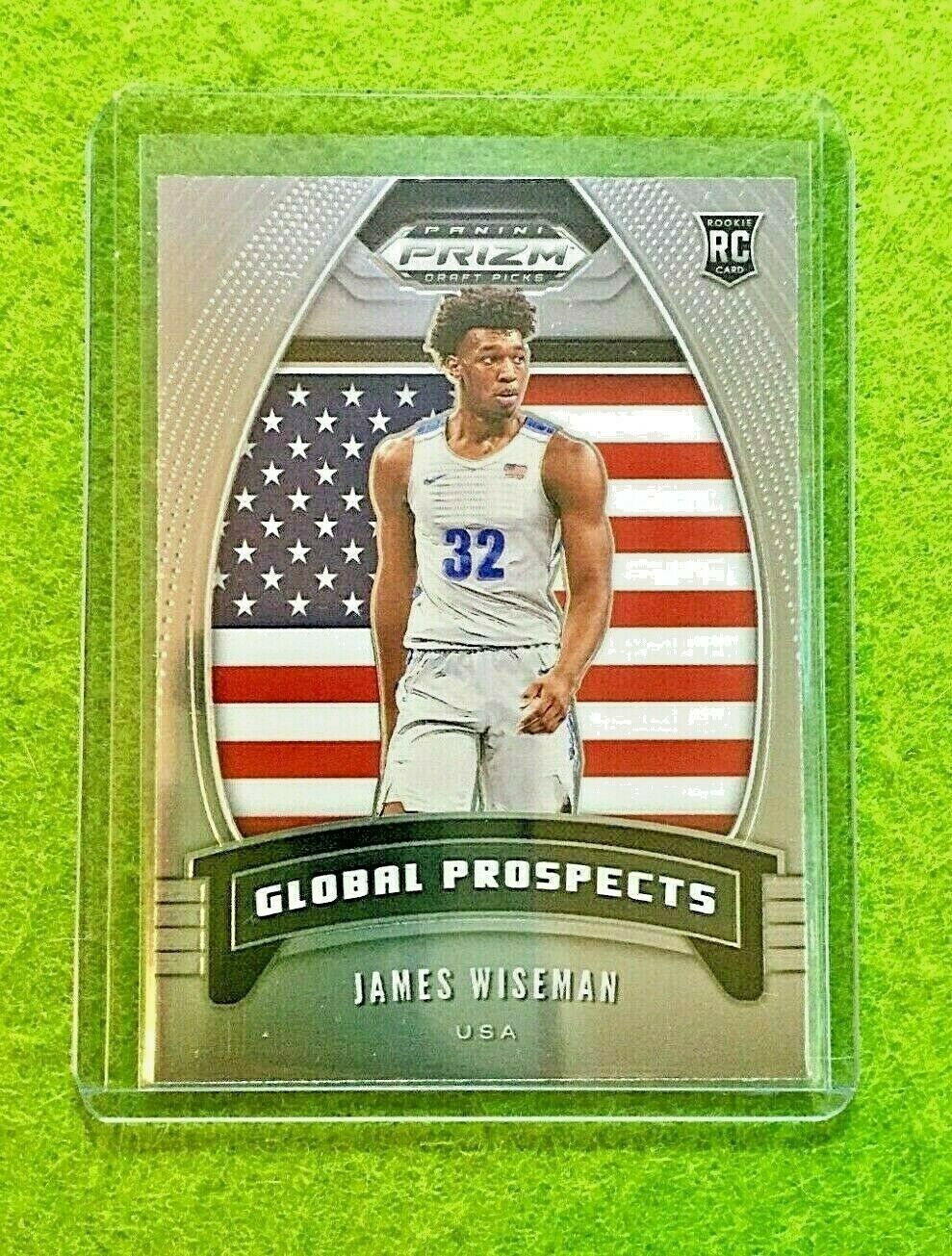 JAMES WISEMAN PRIZM ROOKIE CARD JERSEY #32 MEMPHIS RC WARRIORS 2020 Prizm GLOBAL