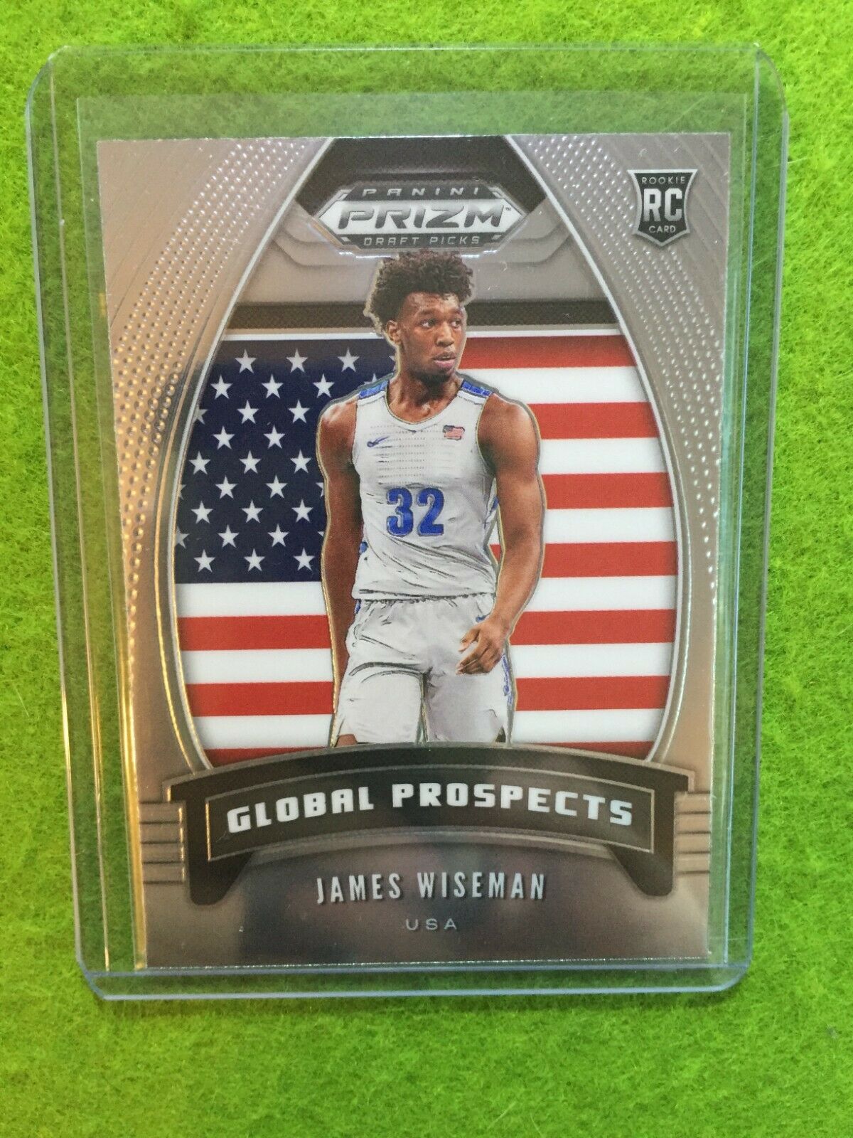 JAMES WISEMAN PRIZM ROOKIE CARD JERSEY #32 MEMPHIS RC WARRIORS 2020 Prizm GLOBAL