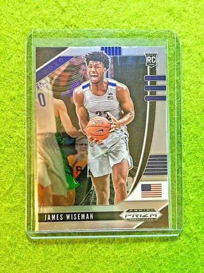 JAMES WISEMAN PRIZM ROOKIE CARD JERSEY #32 MEMPHIS RC WARRIORS 2020 Panini Prizm