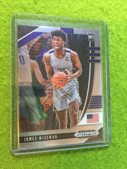 JAMES WISEMAN PRIZM ROOKIE CARD JERSEY #32 MEMPHIS RC WARRIORS 2020 Panini Prizm