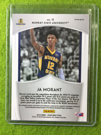 JA MORANT PRIZM ROOKIE CARD JERSEY #12 MS RC GRIZZLIES 2019 Prizm CRUSADE RED SP