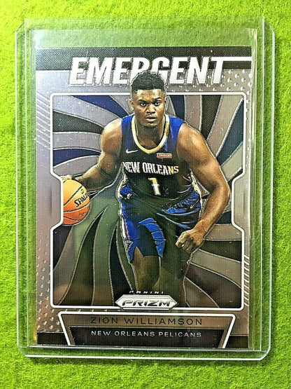 ZION WILLIAMSON PANINI PRIZM ROOKIE CARD JERSEY #1 PELICANS SP RC 2019-20 Prizm