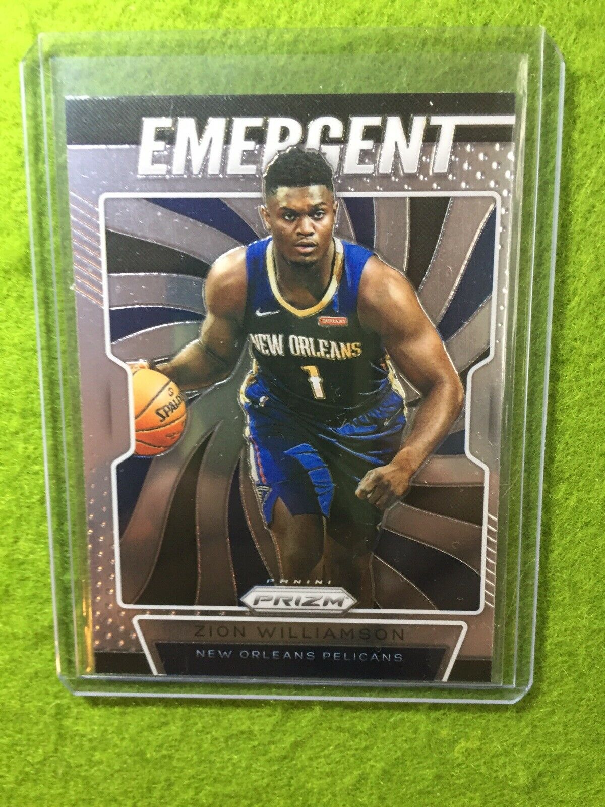 ZION WILLIAMSON PANINI PRIZM ROOKIE CARD JERSEY #1 PELICANS SP RC 2019-20 Prizm