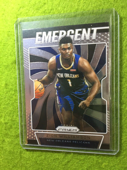 ZION WILLIAMSON PANINI PRIZM ROOKIE CARD JERSEY #1 PELICANS SP RC 2019-20 Prizm