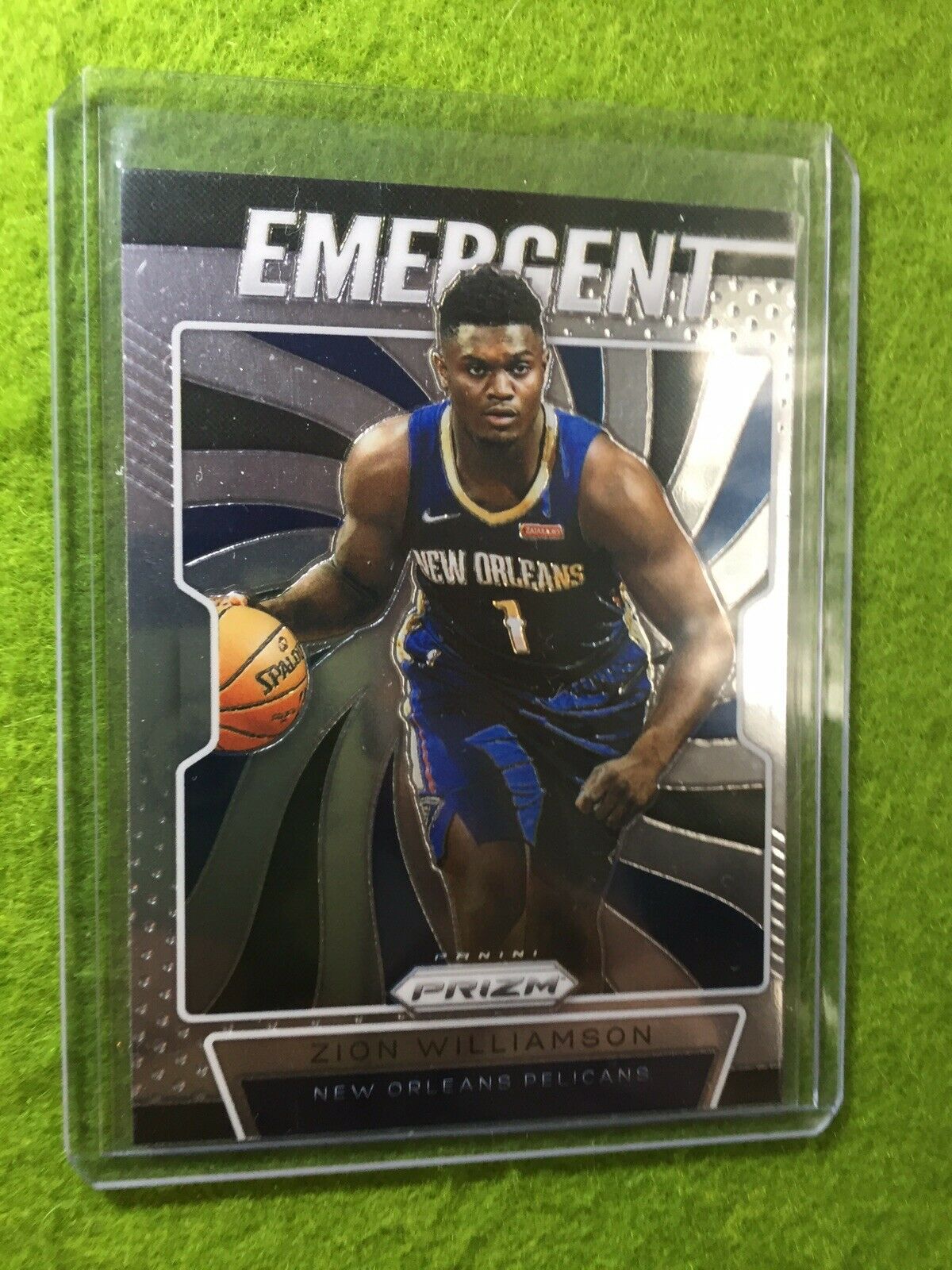 ZION WILLIAMSON PANINI PRIZM ROOKIE CARD JERSEY #1 PELICANS SP RC 2019-20 Prizm