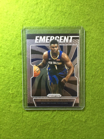 ZION WILLIAMSON PANINI PRIZM ROOKIE CARD JERSEY #1 PELICANS SP RC 2019-20 Prizm