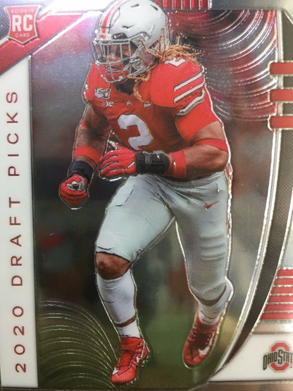 CHASE YOUNG PRIZM ROOKIE CARD JERSEY #2 OHIO STATE RC 2020 Prizm Draft Picks OSU