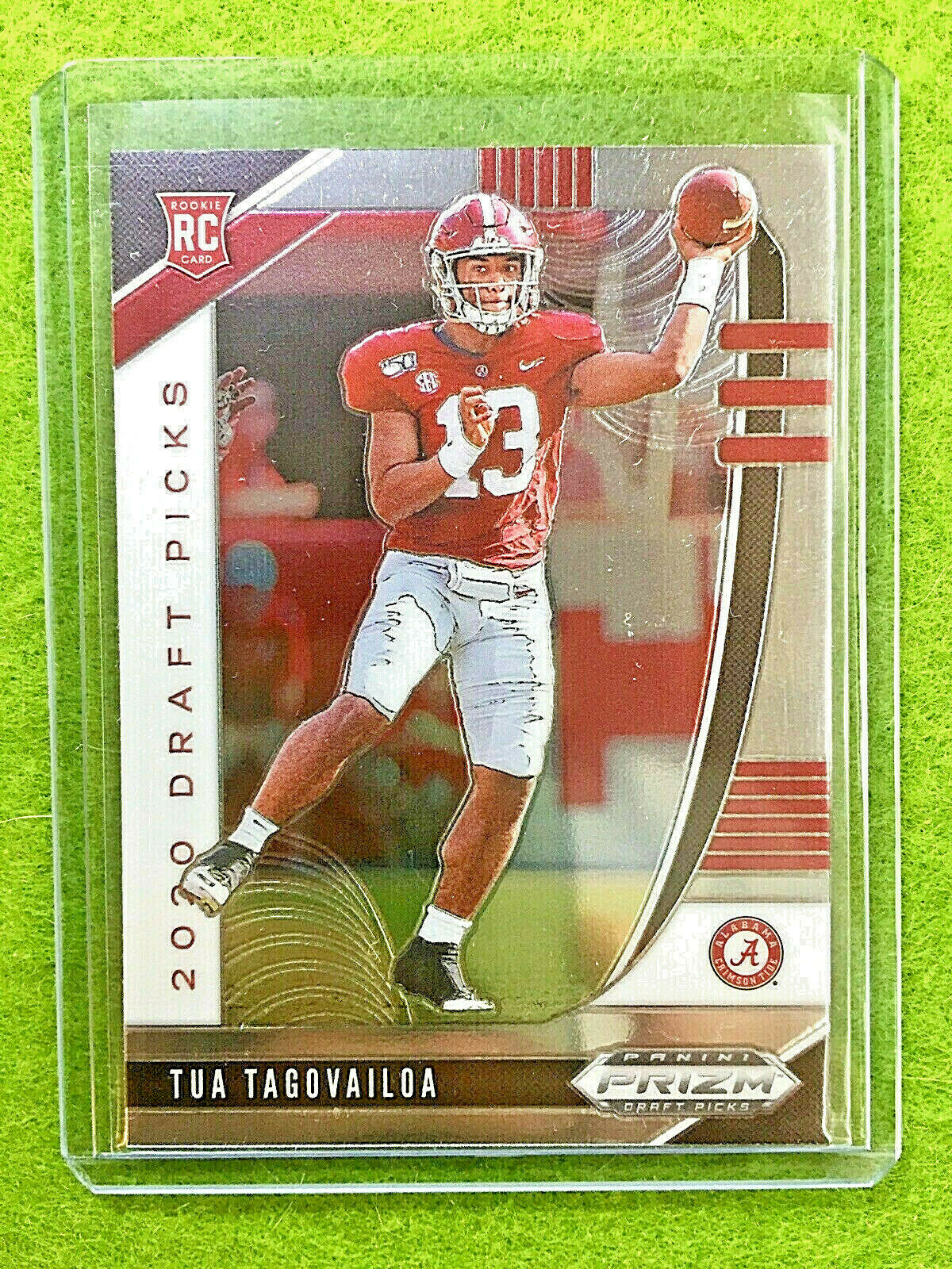 TUA TAGOVAILOA PRIZM ROOKIE CARD JERSEY #13 ALABAMA RC 2020 Prizm Draft Picks rc