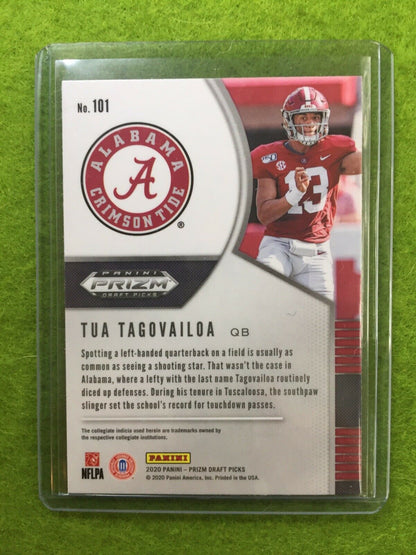 TUA TAGOVAILOA PRIZM ROOKIE CARD JERSEY #13 ALABAMA RC 2020 Prizm Draft Picks rc