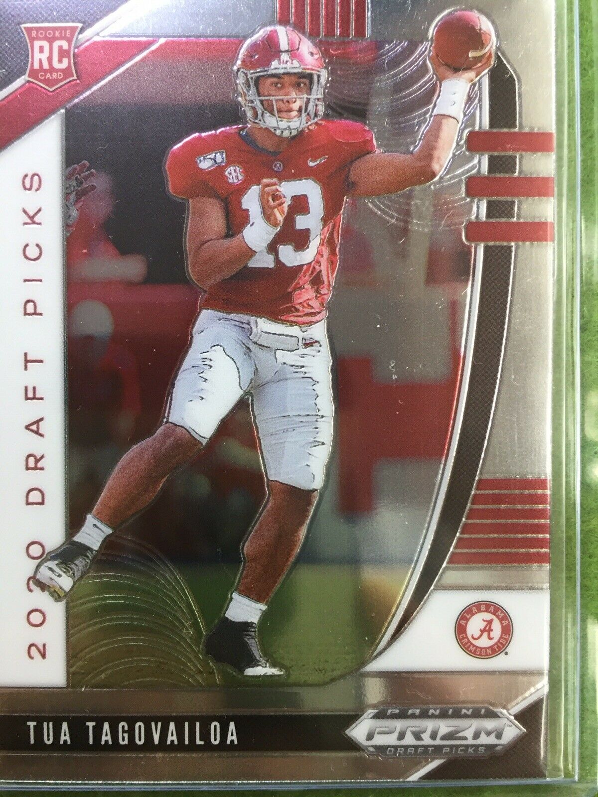 TUA TAGOVAILOA PRIZM ROOKIE CARD JERSEY #13 ALABAMA RC 2020 Prizm Draft Picks rc